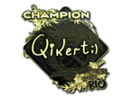 qikert (Gold, Champion) | Rio 2022 image